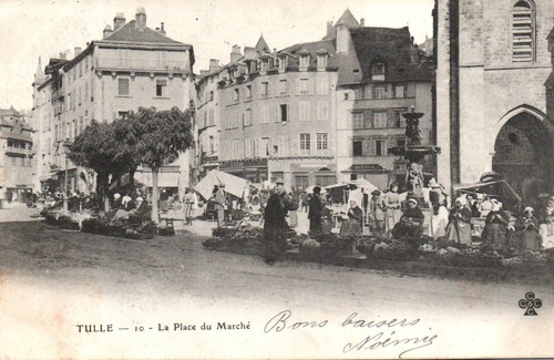Carte postale tulle - carte,