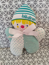 Doudou clown grelot  Blédinou Corolle 17 cm