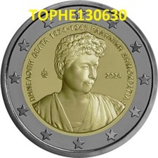GRECE COMMÉMORATIVE 2024 " PENELOPE DELTA " 2 EURO - UNC - NEUVE