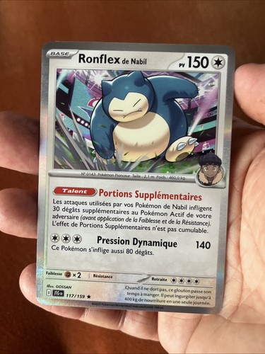 Carte pokémon ronflex 117 159 - pokémon,