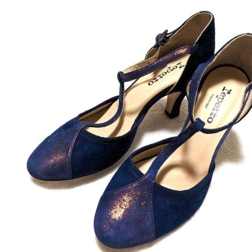 Rare repetto baya navy suede - baya,