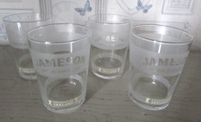 Ensemble de 4 larges verres à whisky Jameson Irish Whiskey Product of Ireland