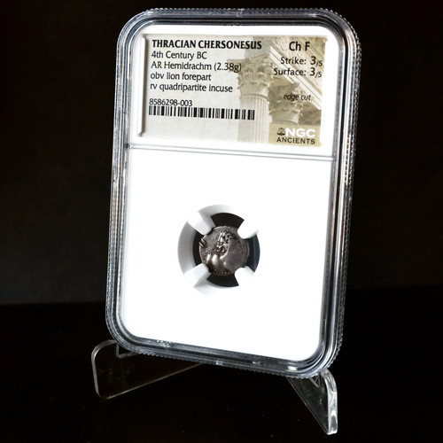 Graded coin ancient greece - coin,