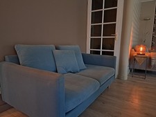 canapé 2,5 places, tissus