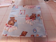 coupon tissu  Bonne nuit les petits   NICOLAS ET PIMPRENELLE   42  X   129  cm