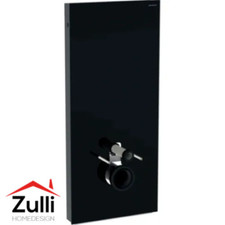 Module sanitaire suspendu Geberit Monolith Plus, 114 cm. Verre noir, noir