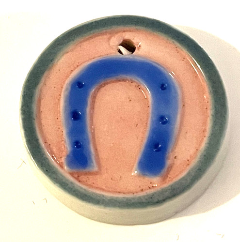 Fève pendentif cheval porte - fève,