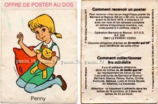 Vignette PENNY "BERNARD ET BIANCA" VACHE QUI RIT 1978