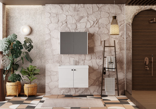 Meuble salle bain mimoza 80 - meuble,