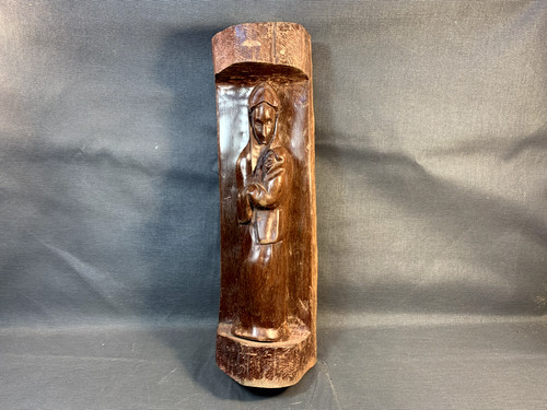 Ancienne sculpture vierge - , à