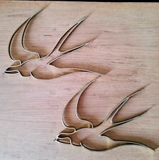 Hirondelles en laiton