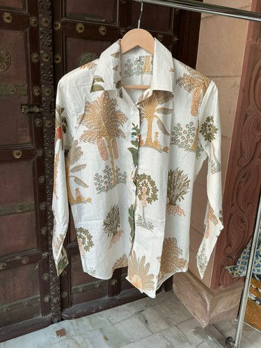 Chemise boutonnée bohème - boutonnée,