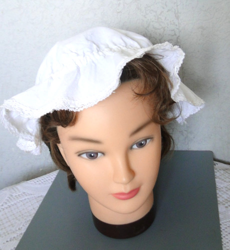Coiffe bonnet touraine coton - coiffe,