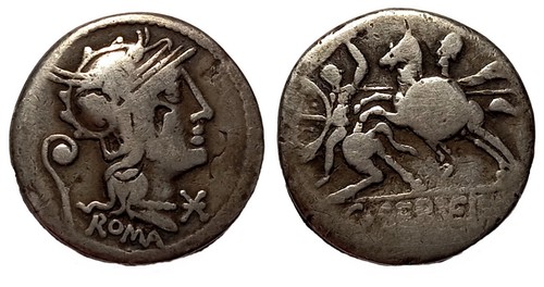 Denier servilia - (127, jc)