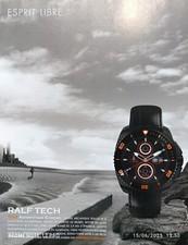 RALF TECH vintage watch Print Ad !! " WRX Automatic Chrono "