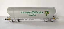 Wagon céréalier bogies Transcéréales ALGECO SNCF logo blé vert ép V HJ6133 Jouef