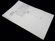 LOUIS XVI - lettre manuscrite