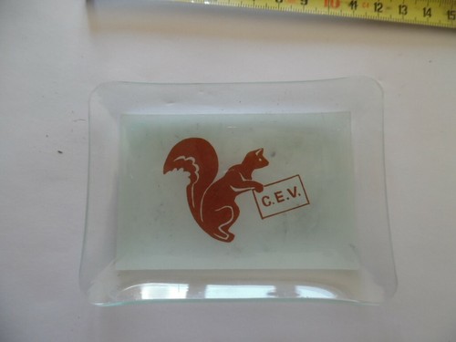 Ecureuil cendrier verre - ecureuil,