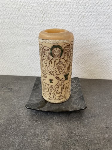 Ancien cierge bougie - ancien,