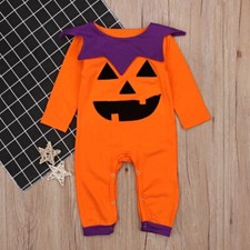 Combinaison d'Halloween manches longues bébé citrouille neuve dans son emballage d'origine - livraison gratuite