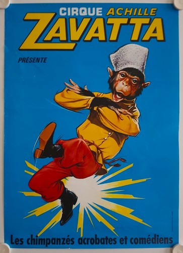 Affiche cirque achille - affiche,