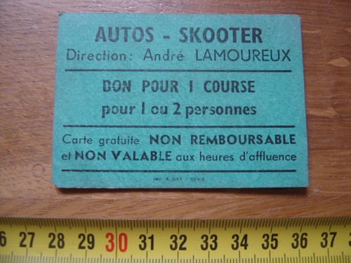 Jeton carton billet - jeton, ticket