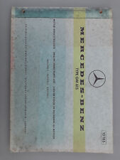 Liste de pièces de rechange Mercedes OM 615