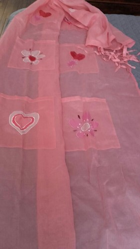 Rideaux voile rose chambre - voile,