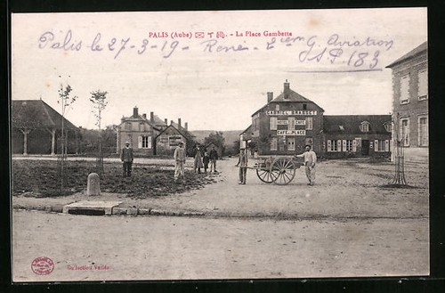 Cpa palis place gambetta - cpa,