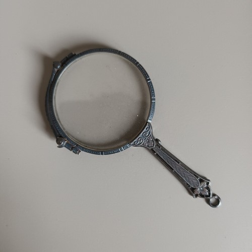 Binocle lorgnon ancien face - , à