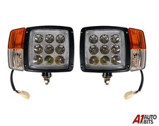 LED Phare Avant Universel Clignotant Pour Tracteur Excavateur Excavatrice Set L.