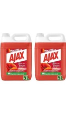 2 Bidons De 5 Litres Produit Menager Parfum Coquelicots Multi-surface Et Sols