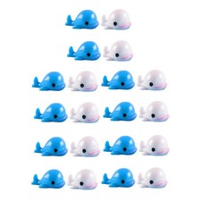 20pcs micro paysagiste marin animal jardinage flowerpot ornements de baleine