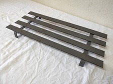 Ancien Dessous de Plat en acier 44,5 x 19 cm  1kg300