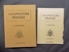 ACUPUNCTURE PRATIQUE André Lebarbier (avec 3 planches) 1975 Relié