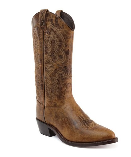 Bottes cuir western old - bottes,