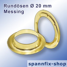 Œillets Ø 20 MM Laiton