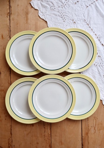 Assiettes dessert vintage - assiettes, à