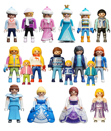Playmobil hiver neige figurine