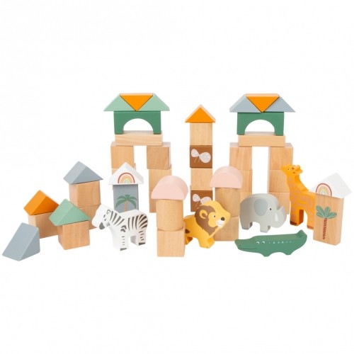 Blocs construction bois - construction, en