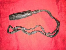 dragonne cuir noir de sabre