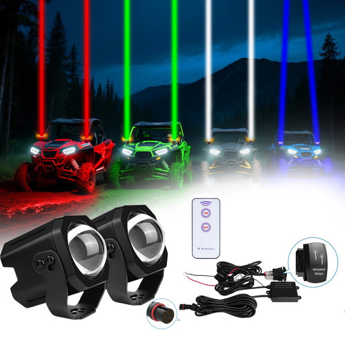 2pcs whipless led whip - whip, lights