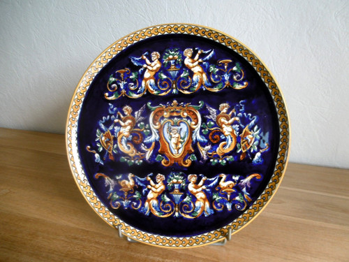 Plat rond faience - plat,