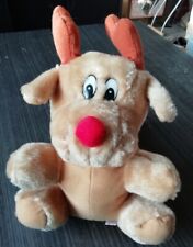 PELUCHE  Le renne au nez rouge de Noël