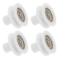 Lot de 4 roulettes de rechange pour porte de douche coulissante en verre