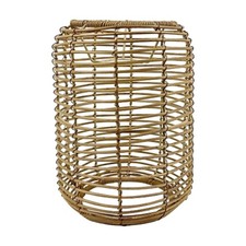 Abat-jour tissé en rotin