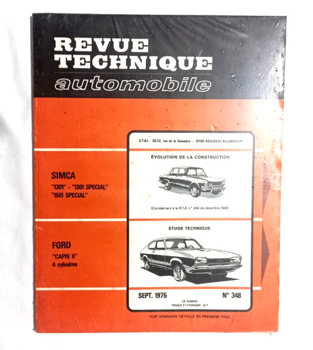 Revue technique automobile - automobile,