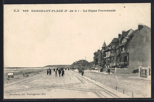 Cpa hardelot plage - cpa, la