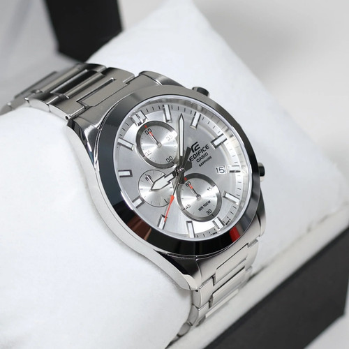 Casio edifice silver - silver, dial