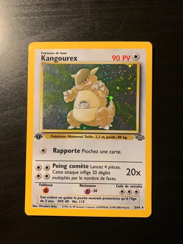 Carte pokémon kangourex - carte, :